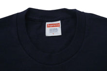 Load image into Gallery viewer, Supreme シュプリーム 24SS RECORDS TEE レコード プリント Tシャツ ネイビー コットン サイズ L 美品 中古 4c074569