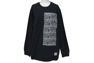 Supreme シュプリーム Stacked Logos Long sleeve スタックド ロゴ ロングスリーブ 長袖 サイズ L 美品 中古４c074570