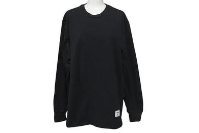 Supreme シュプリーム 19AW Trademark L/S Top ロングスリーブトップス ブラック コットン サイズ M 美品 中古 4c074571