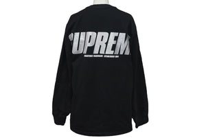 Supreme シュプリーム 19AW Trademark L/S Top ロングスリーブトップス ブラック コットン サイズ M 美品 中古 4c074571