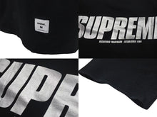 Load image into Gallery viewer, Supreme シュプリーム 19AW Trademark L/S Top ロングスリーブトップス ブラック コットン サイズ M 美品 中古 4c074571