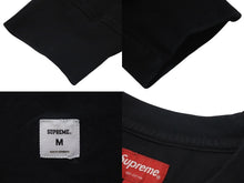 Load image into Gallery viewer, Supreme シュプリーム 19AW Trademark L/S Top ロングスリーブトップス ブラック コットン サイズ M 美品 中古 4c074571