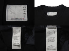 Load image into Gallery viewer, Sacai サカイ 半袖Ｔシャツ リップストップパネル Tシャツ ブラック コットン ポリエステル 3 24-03473M 美品 中古 4c074573