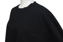 Load image into Gallery viewer, Sacai サカイ 半袖Ｔシャツ リップストップパネル Tシャツ ブラック コットン ポリエステル 3 24-03473M 美品 中古 4c074573