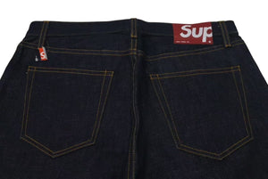 新品同様 Supreme シュプリーム Rigid Slim Jean リジッド スリムジーンズ デニムパンツ 23SS サイズ32 インディゴブルー 中古 4c074574