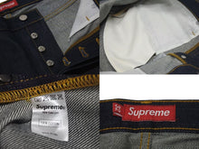 Load image into Gallery viewer, 新品同様 Supreme シュプリーム Rigid Slim Jean リジッド スリムジーンズ デニムパンツ 23SS サイズ32 インディゴブルー 中古 4c074574