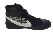 Load image into Gallery viewer, NIKE × OFF-WHITE ナイキ オフホワイト ブレーザーミッドグリムリーパー ミッドカット スニーカー ブラック THE TEN AAA3832 サイズ26.5 美品 中古 4c074577