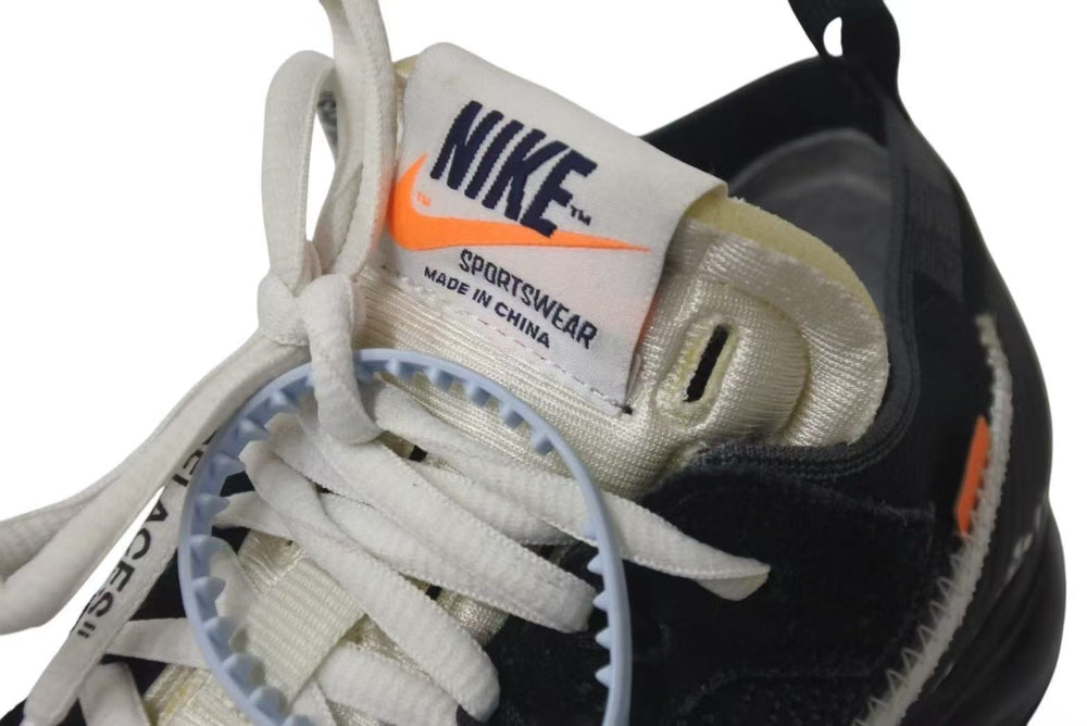 NIKE OFF-WHITE Nike Off-White Air Vapormax THE 10 AIR VAPORMAX FK Black 27cm AA3831-002 Good Condition Used 4c074578