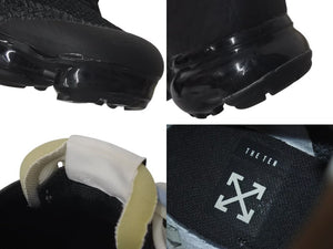 NIKE OFF-WHITE Nike Off-White Air Vapormax THE 10 AIR VAPORMAX FK Black 27cm AA3831-002 Good Condition Used 4c074578