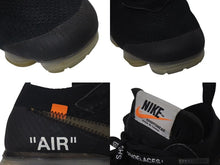 画像をギャラリービューアに読み込む, NIKE OFF-WHITE ナイキ オフホワイト エアヴェイパーマックス THE 10 AIR VAPORMAX FK ブラック 27cm AA3831-002 美品 中古 4c074580