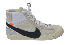 画像をギャラリービューアに読み込む, NIKE OFF-WHITE ナイキ オフホワイト ブレーザー ザ・テン THE 10 BLAZER MID スニーカー ホワイト ブラック AA3832-100 美品 中古 4c074581