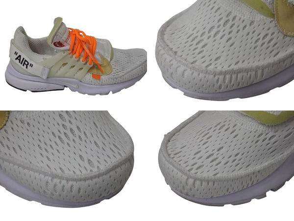 NIKE x OFF WHITE Nike x Off White Air Presto Sneakers AA3830-100 White AA3830-100 Good Condition Used 4c074583