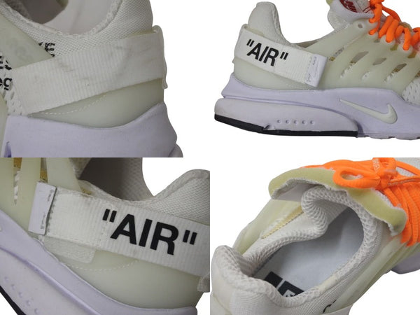 NIKE x OFF WHITE Nike x Off White Air Presto Sneakers AA3830-100 White AA3830-100 Good Condition Used 4c074583