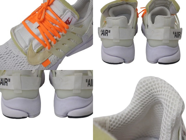 NIKE x OFF WHITE Nike x Off White Air Presto Sneakers AA3830-100 White AA3830-100 Good Condition Used 4c074583