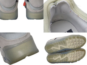 NIKE x OFF-WHITE ナイキｘオフホワイト ザテン エアマックス90 AA7293-100 ホワイト サイズ25cm 美品 中古 4c074584