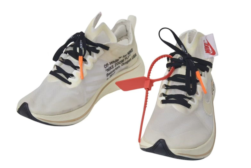 Nike x Off-White ナイキ x オフホワイト "THE TEN" Zoom Fly ザテン ズームフライ ホワイト ラバー 26cm AJ4588-100 中古 4c074585