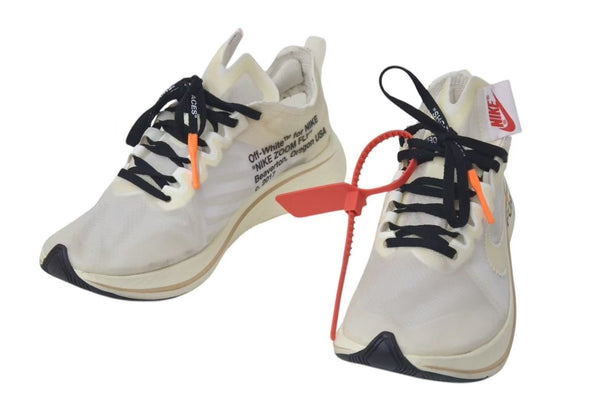 Nike x Off-White ナイキ x オフホワイト "THE TEN" Zoom Fly ザテン ズームフライ ホワイト ラバー 26cm AJ4588-100 中古 4c074585