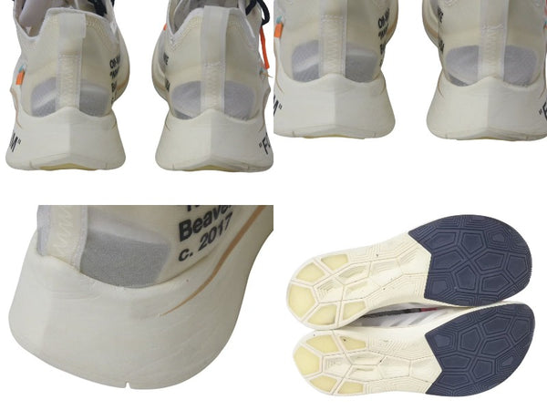 Nike x Off-White ナイキ x オフホワイト "THE TEN" Zoom Fly ザテン ズームフライ ホワイト ラバー 26cm AJ4588-100 中古 4c074585