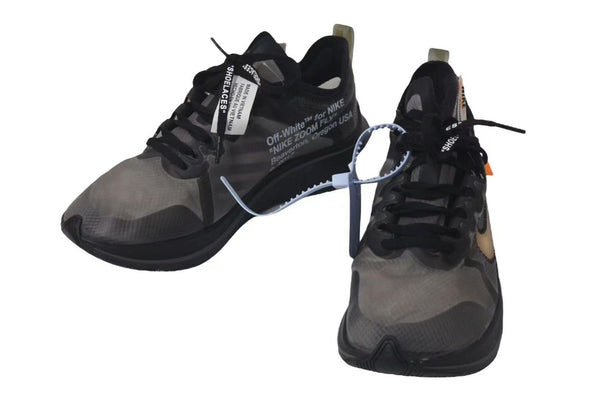 NIKE x OFF-WHITE Nike x Off-White ZOOM FLY SNEAKER Zoom Fly Sneakers Black AJ4588-001 Good Condition Used 4c074588