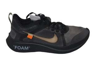 NIKE x OFF-WHITE Nike x Off-White ZOOM FLY SNEAKER Zoom Fly Sneakers Black AJ4588-001 Good Condition Used 4c074588
