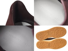 画像をギャラリービューアに読み込む, Alexander McQueen アレキサンダーマックイーン スニーカー 赤茶色 レザー サイズ 40 476217 美品 中古 4c074590