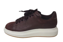 画像をギャラリービューアに読み込む, Alexander McQueen アレキサンダーマックイーン スニーカー 赤茶色 レザー サイズ 40 476217 美品 中古 4c074590