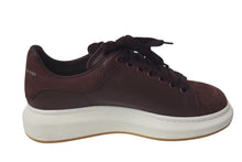 画像をギャラリービューアに読み込む, Alexander McQueen アレキサンダーマックイーン スニーカー 赤茶色 レザー サイズ 40 476217 美品 中古 4c074590
