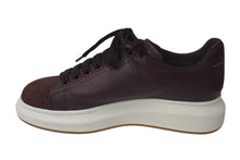画像をギャラリービューアに読み込む, Alexander McQueen アレキサンダーマックイーン スニーカー 赤茶色 レザー サイズ 40 476217 美品 中古 4c074590