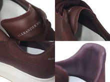 画像をギャラリービューアに読み込む, Alexander McQueen アレキサンダーマックイーン スニーカー 赤茶色 レザー サイズ 40 476217 美品 中古 4c074590