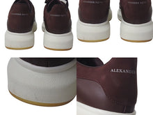 画像をギャラリービューアに読み込む, Alexander McQueen アレキサンダーマックイーン スニーカー 赤茶色 レザー サイズ 40 476217 美品 中古 4c074590