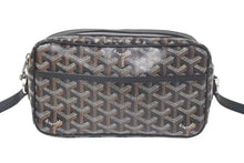 画像をギャラリービューアに読み込む, 極美品 GOYARD ゴヤール カップヴェールPMバッグ ショルダーバッグ CAPVE2PMLTY50CL50P ブラック PVC レザー 中古 4c074591