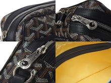 画像をギャラリービューアに読み込む, 極美品 GOYARD ゴヤール カップヴェールPMバッグ ショルダーバッグ CAPVE2PMLTY50CL50P ブラック PVC レザー 中古 4c074591