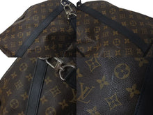 Load image into Gallery viewer, 極美品 LOUIS VUITTON ルイヴィトン キーポルバンドリエール55 ボストンバッグ M56714 モノグラムマカサー ブラック 中古 4c074592