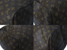 Load image into Gallery viewer, 極美品 LOUIS VUITTON ルイヴィトン キーポルバンドリエール55 ボストンバッグ M56714 モノグラムマカサー ブラック 中古 4c074592