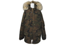 画像をギャラリービューアに読み込む, LOUIS VUITTON ルイヴィトン SUPREME 17AW LVジャガードデニム N-3B コート サイズ48 HDK90EDSQ サイズ48 美品 中古 4c074601