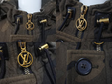 画像をギャラリービューアに読み込む, LOUIS VUITTON ルイヴィトン SUPREME 17AW LVジャガードデニム N-3B コート サイズ48 HDK90EDSQ サイズ48 美品 中古 4c074601