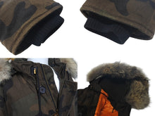 画像をギャラリービューアに読み込む, LOUIS VUITTON ルイヴィトン SUPREME 17AW LVジャガードデニム N-3B コート サイズ48 HDK90EDSQ サイズ48 美品 中古 4c074601