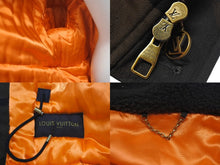 画像をギャラリービューアに読み込む, LOUIS VUITTON ルイヴィトン SUPREME 17AW LVジャガードデニム N-3B コート サイズ48 HDK90EDSQ サイズ48 美品 中古 4c074601