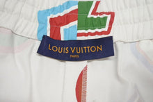 画像をギャラリービューアに読み込む, 新品未使用 LOUIS VUITTON ルイヴィトン NBAプリンテッド バスケットボールショーツ RM212M ES9 HLP26W サイズM 21SS ホワイト 中古 4c074607