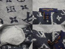 画像をギャラリービューアに読み込む, LOUIS VUITTON ルイヴィトン モノグラム カシミヤ混 ジョガーパンツ グレー サイズL FKKP09ZVE 美品 中古 4c074609