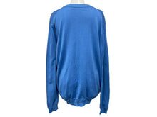 画像をギャラリービューアに読み込む, LOUIS VUITTON ルイヴィトン シルクカシミヤ混 コットンカーディガン ブルー サイズL RM171Q MM5 HAN49W 美品 中古 4c074617