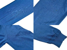 画像をギャラリービューアに読み込む, LOUIS VUITTON ルイヴィトン シルクカシミヤ混 コットンカーディガン ブルー サイズL RM171Q MM5 HAN49W 美品 中古 4c074617