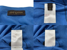 画像をギャラリービューアに読み込む, LOUIS VUITTON ルイヴィトン シルクカシミヤ混 コットンカーディガン ブルー サイズL RM171Q MM5 HAN49W 美品 中古 4c074617