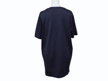 画像をギャラリービューアに読み込む, Berluti ベルルッティ 半袖Tシャツ 134178 サイズL カリグラフィーデザイン レザーポケット コットン ネイビー 美品 中古 4c074625