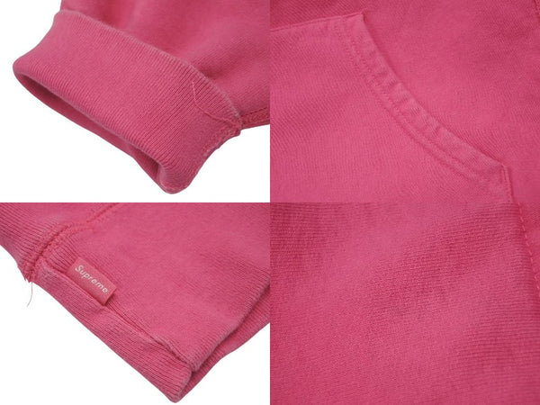SUPREME シュプリーム Box Logo Sweatshirt ボックスロゴパーカー ピンク/ライムグリーン サイズM 美品 中古 4c074646