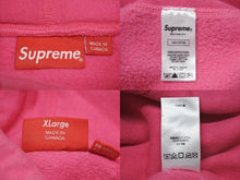 Load image into Gallery viewer, SUPREME シュプリーム Box Logo Sweatshirt ボックスロゴパーカー ピンク/ライムグリーン サイズM 美品 中古 4c074646