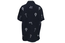 Load image into Gallery viewer, THOM BROWN トムブラウン Sky Icons Polo Shirt スカイアイコンポロシャツ ネイビー サイズ 3 MJP140E 美品 中古 4c074651