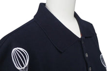 Load image into Gallery viewer, THOM BROWN トムブラウン Sky Icons Polo Shirt スカイアイコンポロシャツ ネイビー サイズ 3 MJP140E 美品 中古 4c074651
