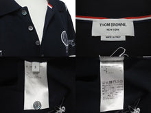 Load image into Gallery viewer, THOM BROWN トムブラウン Sky Icons Polo Shirt スカイアイコンポロシャツ ネイビー サイズ 3 MJP140E 美品 中古 4c074651