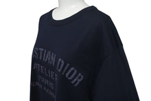 画像をギャラリービューアに読み込む, 極美品 CHRISTIAN DIOR クリスチャンディオール ATELIER アトリエ 半袖Tシャツ 043J615A0589 コットン ブラック サイズXL 中古 4c074653